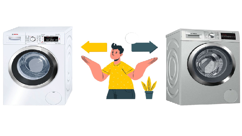 تفاوت لباسشویی بوش ۷ کیلویی و ۹ کیلویی