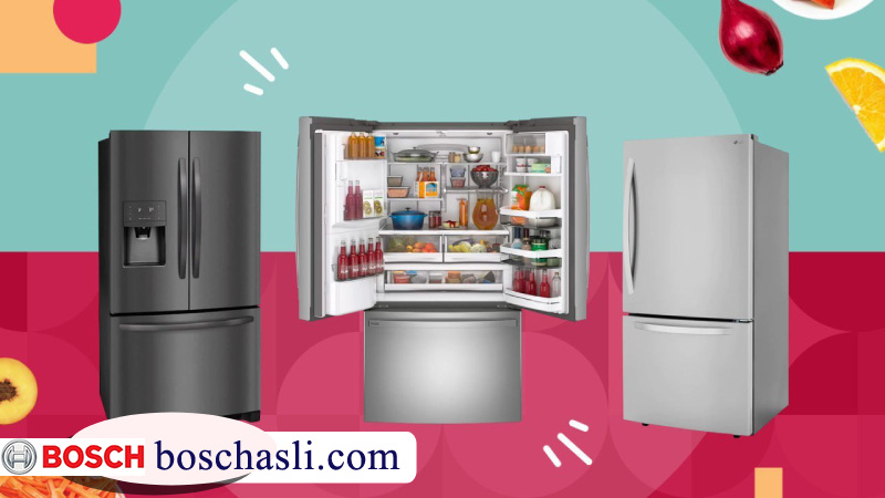 بررسی ظرفیت، ابعاد و فضای داخلی یخچال بوش، سامسونگ و ال جی 	